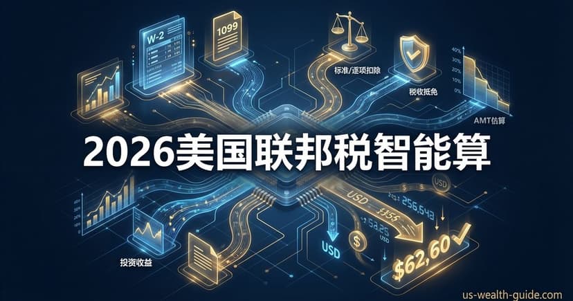 美国联邦所得税计算器 — 2026税年·多收入来源·逐项扣除