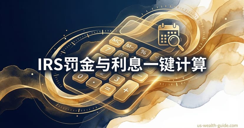 IRS罚金与利息计算器 — 逾期申报罚金·逾期缴税罚金·IRS利息·FTA减免·分期付款
