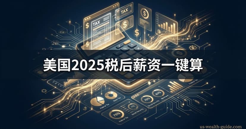 美国税后薪资计算器 — 联邦税、州税、FICA一键计算