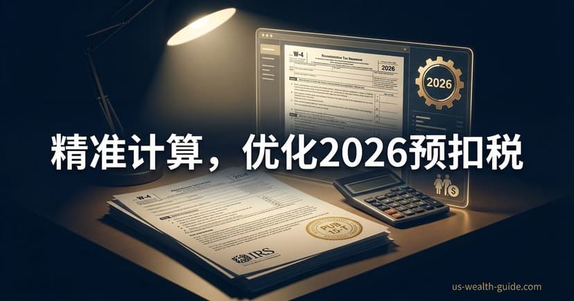 W-4预扣税调整计算器 2026 — 精准填写W-4表格,优化联邦预扣税