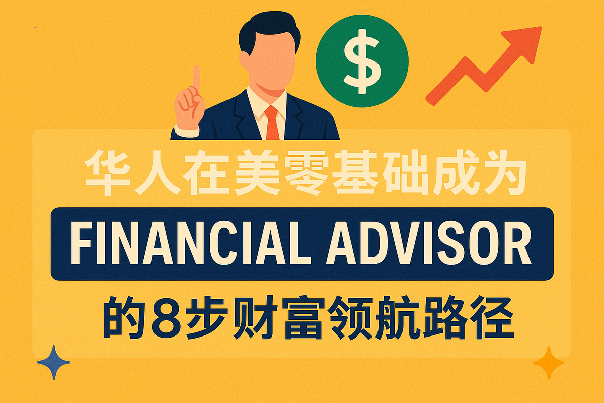 华人在美零基础成为 Financial Advisor 的 8 步财富领航路径