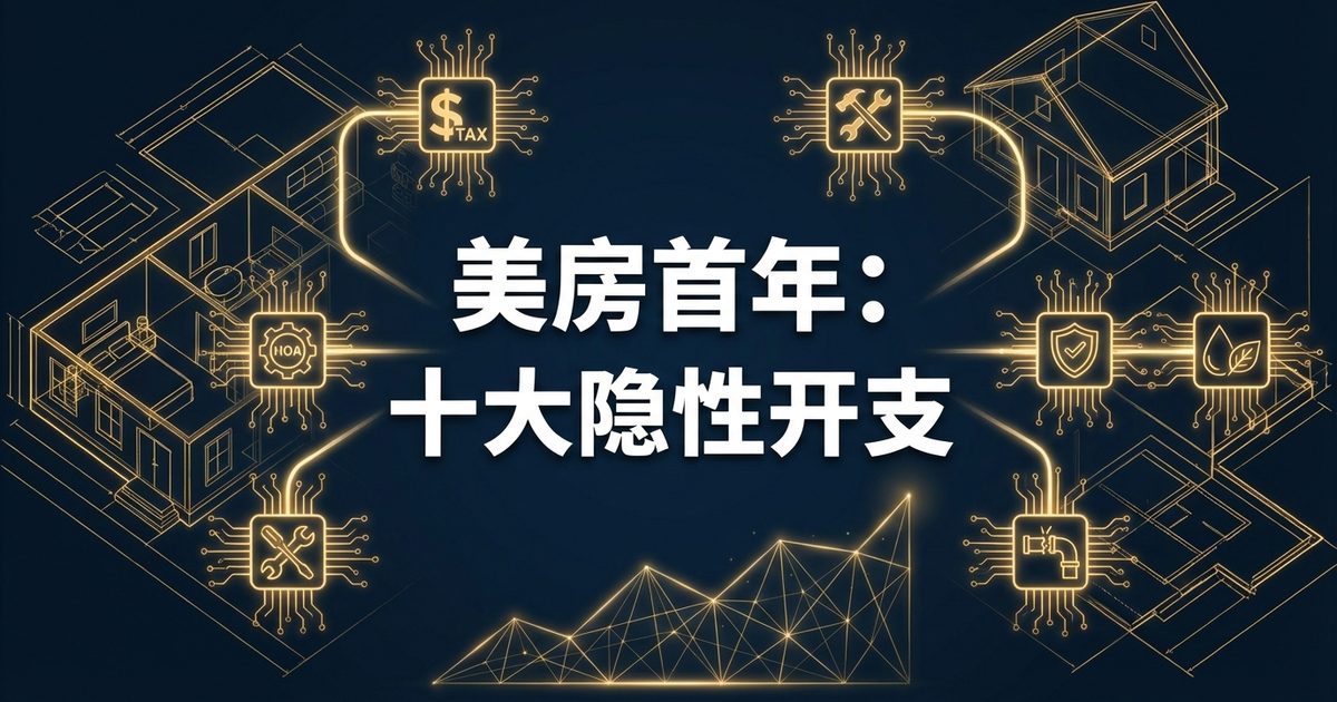 美国买房后每年还要花多少?|10项隐性费用清单 | 美国高净财务指南